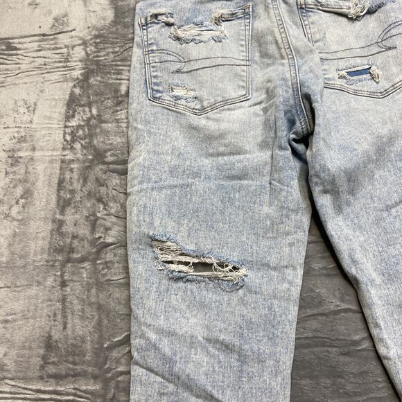 American Eagle Next Level Stretch Distressed Super Hi Rise Jegging Womens 2S - Picture 12 of 14